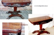Rosewood card Table