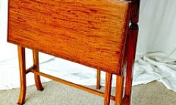 Satin Wood Drop Leaf Table