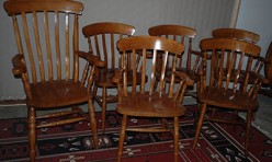 Oak Chair Set