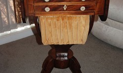 Drop leaf Needlework Table