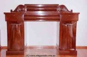Mahogany Sideboard twin pedestal restoration