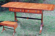 Drop Leaf Writing Table