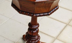 Burr Walnut Needlework Table