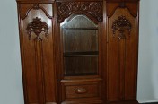 Ornate heavily carved Wardrobe Restoration