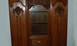 Ornate heavily carved Wardrobe Restoration